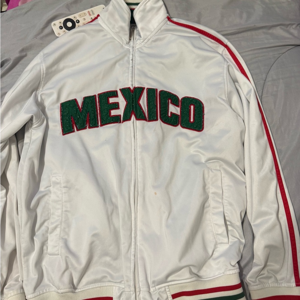 White Mexico Track Jacket